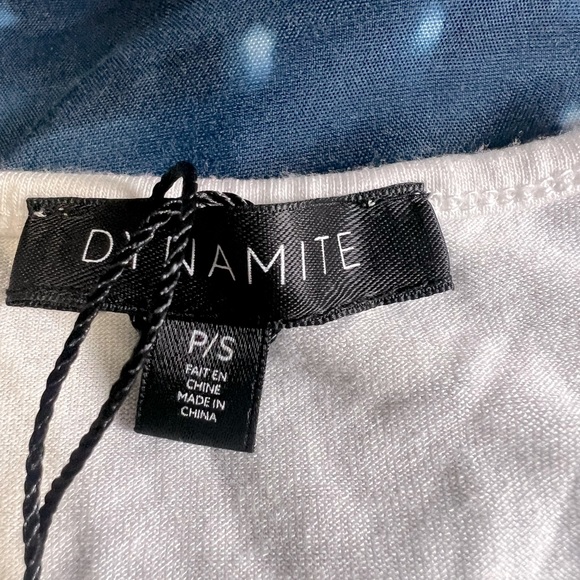 Dynamite open shoulder tee, size S - Picture 2 of 2